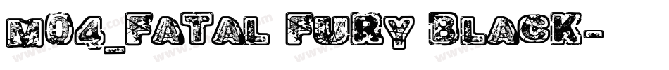 M04_FATAL FURY BLACK字体转换